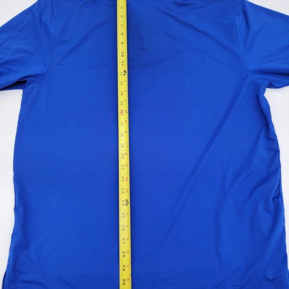 Mens FOOTJOY FJ Solid Blue CROFTON COUNTRY CLUB Wicking Golf Shirt Maryland - Picture 5 of 7
